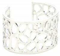 T Tahari Essential Silver Tone Open Work Cuff Bracelet T Tahari Essential Silver Tone Open Work Cuff Bracelet