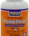 Now Foods Pantethine 600mg, Softgels, 60-Count
