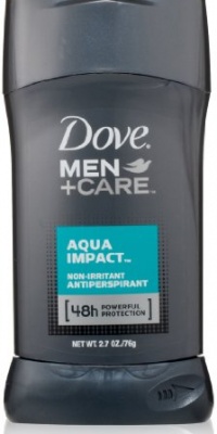 Dove Men + Care AntiPerspirant Deodorant, Aqua Impact, 2.7 Ounce (Pack of 2) Dove Men + Care AntiPerspirant Deodorant, Aqua Impact, 2.7 Ounce (Pack of 2)