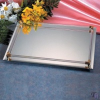 8X11 MIRROR VANITY TRAY - 8X11 MIRROR WITH GOLD PLATED ACCENTS VANITY TRAY - ... 8X11 MIRROR VANITY TRAY - 8X11 MIRROR WITH GOLD PLATED ACCENTS VANITY TRAY - ...