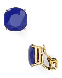 Boldly colored gemstones look extra sweet done in simple stud earrings - this pair is perfect for a petite pop. From kate spade new york. Boldly colored gemstones look extra sweet done in simple stud earrings - this pair is perfect for a petite pop. From kate spade new york.
