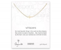 Dogeared Whispers Cross 18 Necklace - Gold Dipped Dogeared Whispers Cross 18 Necklace - Gold Dipped