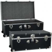 Locking Trunk with Wheels- Locking Trunk with Wheels-