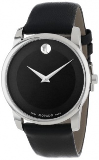 Movado Men's 0606610 Museum Classic Stainless Steel Case Black Calfskin Leather Strap Blue Dial Watch Movado Men's 0606610 Museum Classic Stainless Steel Case Black Calfskin Leather Strap Blue Dial Watch