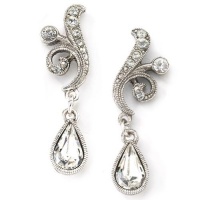 Bridal Crystal Fancy Drop Earrings Bridal Crystal Fancy Drop Earrings