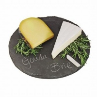 TF Slate Cheeseboard and Chalk Set, Round TF Slate Cheeseboard and Chalk Set, Round