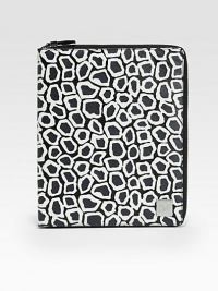 A bold printed leather design that zips around your iPad® for a stylish cover.Printed leatherZip-around closureTwo inside open pockets8½W X 10H X 1DImportedPlease note: iPhone® not included. A bold printed leather design that zips around your iPad® for a stylish cover.Printed leatherZip-around closureTwo inside open pockets8½W X 10H X 1DImportedPlease note: iPhone® not included.