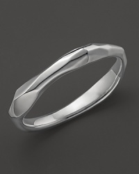 This sculpted sterling silver Glamazon bangle by Ippolita is elegant alone, luxe when stacked. This sculpted sterling silver Glamazon bangle by Ippolita is elegant alone, luxe when stacked.