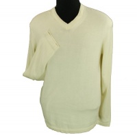 Alfani Supima V-Neck Shirt Vanilla Small Alfani Supima V-Neck Shirt Vanilla Small