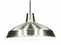 Nuvo 76/661 Brushed-Nickel Metal 100-Watt 16-Inch Pendant Shade Nuvo 76/661 Brushed-Nickel Metal 100-Watt 16-Inch Pendant Shade