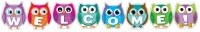 Colorful Owl Welcome Bulletin Board Set Colorful Owl Welcome Bulletin Board Set