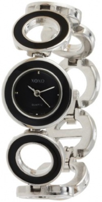 XOXO Women's XO5213 Black Dial Black Enamel Bracelet Watch XOXO Women's XO5213 Black Dial Black Enamel Bracelet Watch