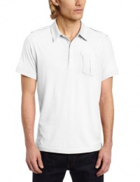 Kenneth Cole Men's Woven Trim Polo Kenneth Cole Men's Woven Trim Polo