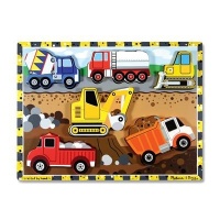 Melissa & Doug Construction Wooden Chunky Puzzle Melissa & Doug Construction Wooden Chunky Puzzle