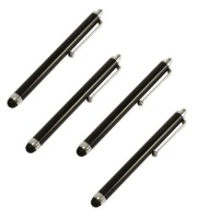 Fosmon Black Capacitive Stylus Touch Screen Pen (4 Pack) - Works with Samsung Galaxy S3, the New iPad 3, iPhone 4/4S, Motorola XOOM, Samsung Galaxy Tab 2 & Most Smartphones or Tablets Fosmon Black Capacitive Stylus Touch Screen Pen (4 Pack) - Works with Samsung Galaxy S3, the New iPad 3, iPhone 4/4S, Motorola XOOM, Samsung Galaxy Tab 2 & Most Smartphones or Tablets