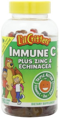 L'il Critters Immune C Plus Zinc and Echinacea Gummy Bears, 190-Count L'il Critters Immune C Plus Zinc and Echinacea Gummy Bears, 190-Count