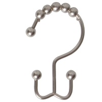 Maytex Mills Metal Double Glide Shower Ring, Brushed Nickel Maytex Mills Metal Double Glide Shower Ring, Brushed Nickel