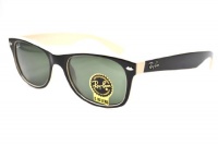 Ray Ban RB2132 Wayfarer Sunglasses-875 Black/Beige (G-15XLT Lens)-52mm Ray Ban RB2132 Wayfarer Sunglasses-875 Black/Beige (G-15XLT Lens)-52mm