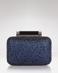 A shining example of evening style. This boxy, DIANE von FURSTENBERG clutch puts on the glitz with a smattering of crystals. A shining example of evening style. This boxy, DIANE von FURSTENBERG clutch puts on the glitz with a smattering of crystals.