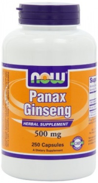 NOW Foods Panax Ginseng, 250 Capsules / 500mg NOW Foods Panax Ginseng, 250 Capsules / 500mg