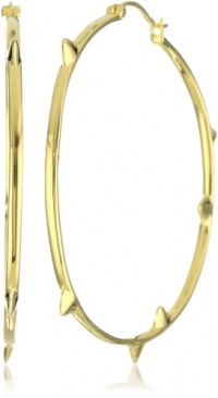 Elizabeth and James Thorns 18k Gold-Plated Large Hoop Earrings Elizabeth and James Thorns 18k Gold-Plated Large Hoop Earrings