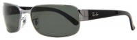 RayBan RB 3215 W3334 59 17 3P Silver Grey Polarized 59mm Sunglasses RayBan RB 3215 W3334 59 17 3P Silver Grey Polarized 59mm Sunglasses