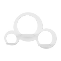 Boon Flaunt Wall Display, Coconut (3-Shelf) Boon Flaunt Wall Display, Coconut (3-Shelf)