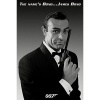 James Bond - Movie Poster (Sean Connery - The Name's Bond... James Bond) (Size: 24 x 36) Collections Poster Print, 24x36