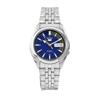 Seiko Men's SNK371K Seiko 5 Automatic Blue Dial Stainless Steel Watch Seiko Men's SNK371K Seiko 5 Automatic Blue Dial Stainless Steel Watch