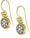 GURHAN Moonstruck White Diamond Two-Tone Dangling Drop Earrings