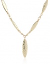 NINE WEST VINTAGE AMERICA Golden Flight Gold-Tone Elongated Y-Necklace, 18