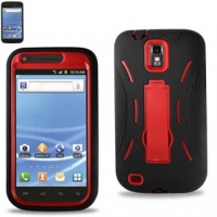 Black/Red Silicon Case+Protector Cover For Samsung GALAXY S II T989 Black/Red Silicon Case+Protector Cover For Samsung GALAXY S II T989