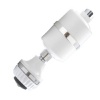 Crystal Quest CQE-SP-00801 Luxury Shower Power White Massage Shower Head