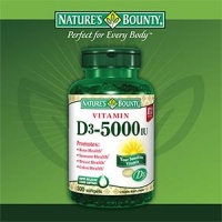 Nature's Bounty Vitamin D3-5000 IU, 300 Softgels Nature's Bounty Vitamin D3-5000 IU, 300 Softgels