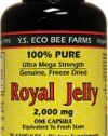 100% Pure Freeze Dried Fresh Royal Jelly - 2000 mg - 75 - Capsule