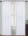 Bonus Twin Pack - Solid Window Panel Set 40 x 84 2 Pieces White