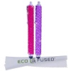 *BLING* Stylus Pens! Two Long Gem Covered Stylus Pens (PURPLE, PINK) compatible with iPad 1 2 3, iPhone, iPod Touch, Android Tablets, Samsung Galaxy Tablet - ECO-FUSED® Microfiber Cleaning Cloth 5.5x3.0 included