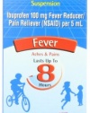 Children's Advil Ibuprofen Fever Reducer/Pain Reliever Oral Suspension, Blue Raspberry, 4-Ounce Bottles (Pack of 3)