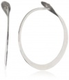 Melissa Joy Manning MJM Classic Sterling Silver Large Hoop Earrings