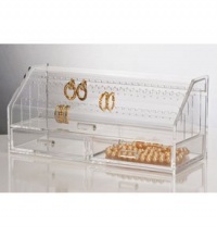 Acrylic Earring Keeper - Holds 37 Pair