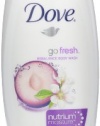 Dove Body Wash, go fresh, Rebalance, Plum and Sakura Blossom, 24 Ounce