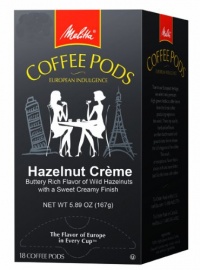 Melitta Coffee Pods, Hazelnut Creme Flavored Coffee, Medium Roast, 18-Count (Pack of 4) Melitta Coffee Pods, Hazelnut Creme Flavored Coffee, Medium Roast, 18-Count (Pack of 4)