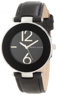 Anne Klein Women's AK/1065BKBK Silver Tone Watch Anne Klein Women's AK/1065BKBK Silver Tone Watch