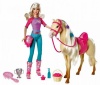 Barbie Doll and Tawny Horse Playset