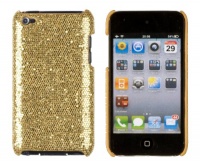 Gold Sparkles Case for Apple iPod Touch 4G (4th Generation)