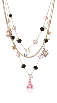 Betsey Johnson Paris is Always a Good Idea Eiffel Tower and Dog Illusion Necklace, 19 Betsey Johnson Paris is Always a Good Idea Eiffel Tower and Dog Illusion Necklace, 19