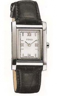 Fendi Women's Watch with Black Leather Strap F761241 Fendi Women's Watch with Black Leather Strap F761241