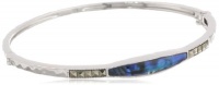 Judith Jack Clouds Sterling Silver Marcasite Abalone Quartz Slice Bangle Bracelet, 2.7 Judith Jack Clouds Sterling Silver Marcasite Abalone Quartz Slice Bangle Bracelet, 2.7