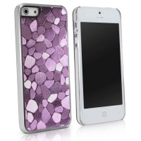 BoxWave LuxePave iPhone 5 Case - Hybrid Hard Plastic Mosaic Pattern Girly Case Cover with Shimmer Shiny Mosaic Design - Apple iPhone 5 Cases and Covers (Pink) BoxWave LuxePave iPhone 5 Case - Hybrid Hard Plastic Mosaic Pattern Girly Case Cover with Shimmer Shiny Mosaic Design - Apple iPhone 5 Cases and Covers (Pink)