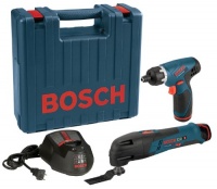 Bosch PS50-2C 12-Volt Max Lithium-Ion PS50 Multi-X Oscillating Tool and PS20 Screwdriver Combo Kit with 2 Batteries, Charger and Case Bosch PS50-2C 12-Volt Max Lithium-Ion PS50 Multi-X Oscillating Tool and PS20 Screwdriver Combo Kit with 2 Batteries, Charger and Case